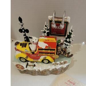 Christmas Winter Coca Cola Limited Edition Motion Musical Display Emmett Kell